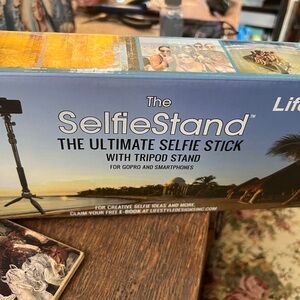 SelfieStand Black Selfie Stick with Tripod